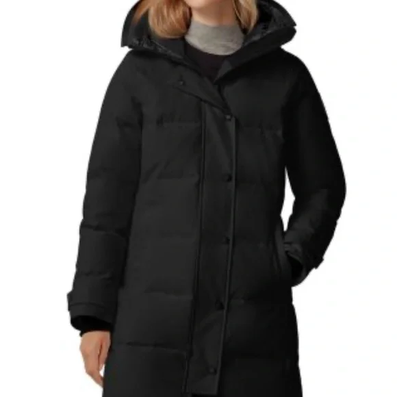CANADA GOOSE WOMENS Shelburne Water Resistant 625 Fill Power Down Parka Black - Picture 7 of 10